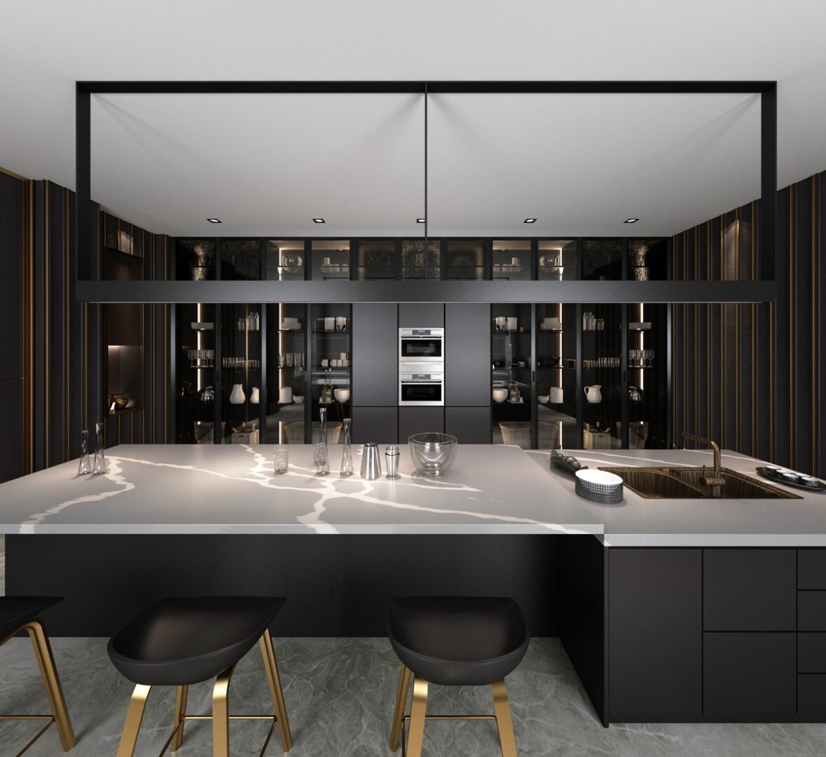 5216 Calacatta Albero premium beige quartz toronto