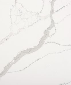 8001 Calacatta Forest premium white quartz toronto