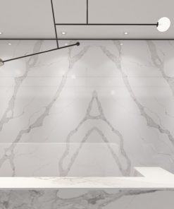 X001 White Quartz custom stone fabrication toronto