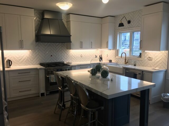 custom quartz porcelain granite kitchen