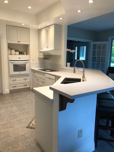 custom quartz porcelain granite kitchen