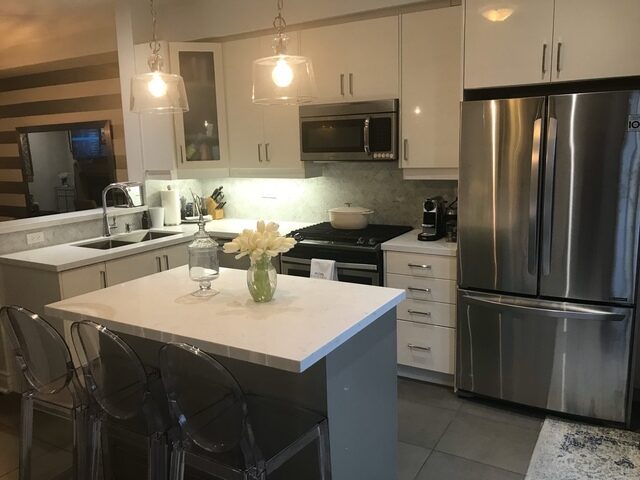 quartz porcelain granite custom kitchen
