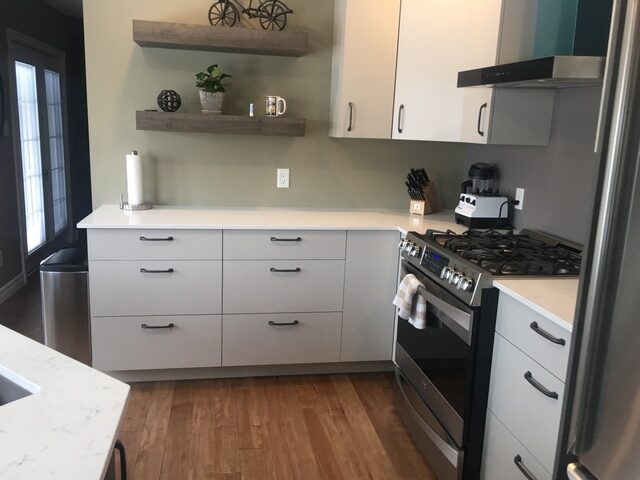 quartz porcelain granite custom kitchen