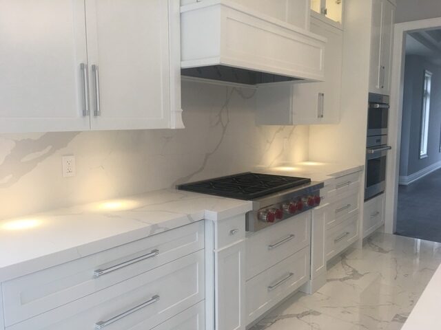 quartz porcelain granite kitchen counter