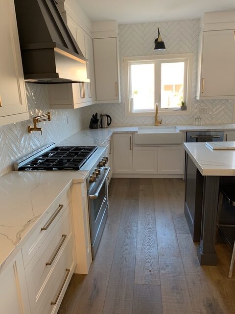 custom quartz porcelain granite kitchen