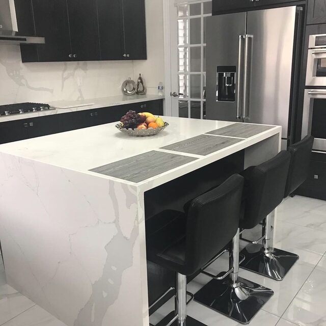 custom quartz porcelain granite kitchen