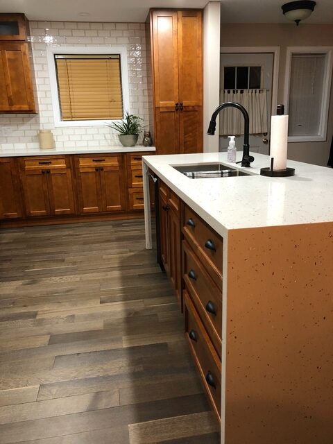 quartz porcelain granite custom kitchen