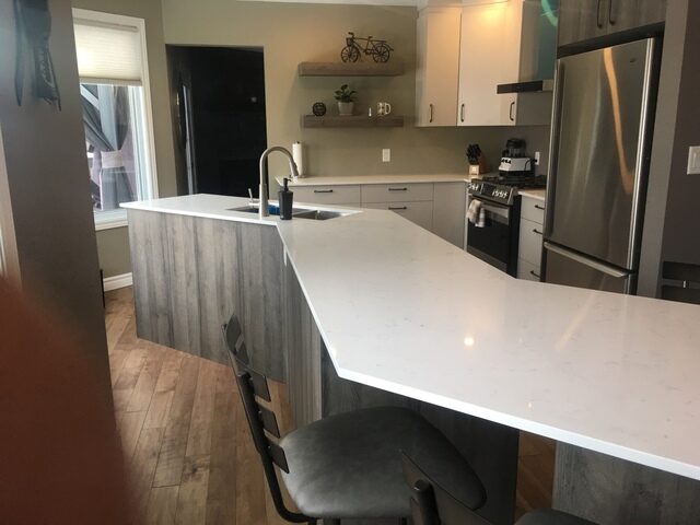 quartz porcelain granite custom kitchen