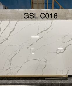 GSL C016 White Quartz SL Stoneworks countertop