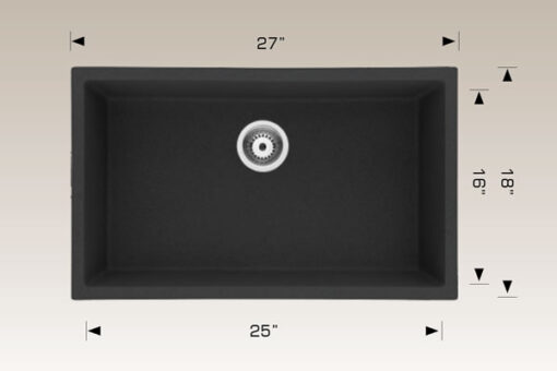 large black granite sink toronto 205027