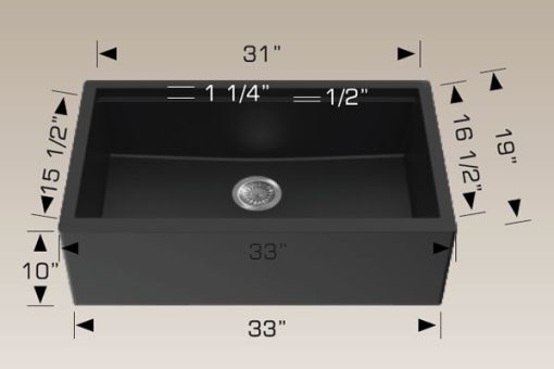 205033m large black granite sink toronto 205033m