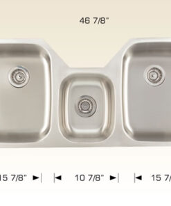 Builder Series – 207027 triple stainless steel sink