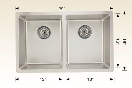 Builder Series – 208020 double stainless steel sink