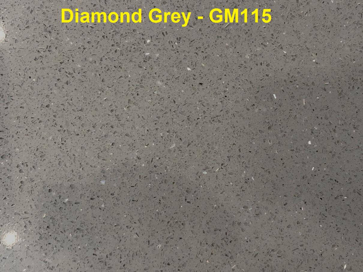 GM115 Diamond Grey all natural grey quartz toronto
