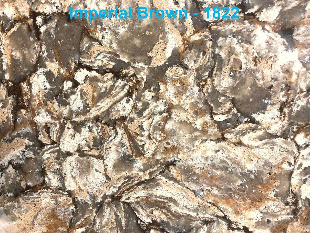 1822 Imperial Brown all natural brown quartz toronto