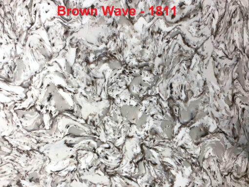 1811 Brown Wave all natural brown quartz toronto