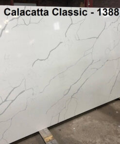 1388 Calacatta Classic all natural white quartz toronto