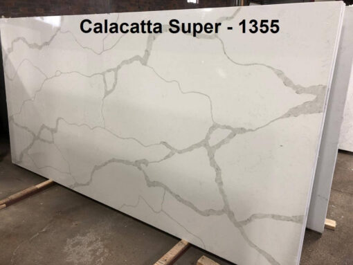 1355 Calacatta Super all natural white quartz toronto