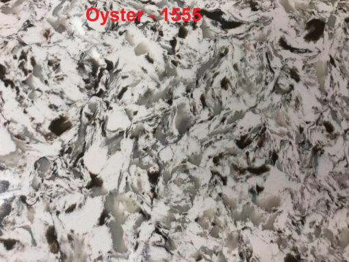 1555 Oyster all natural white brown quartz toronto